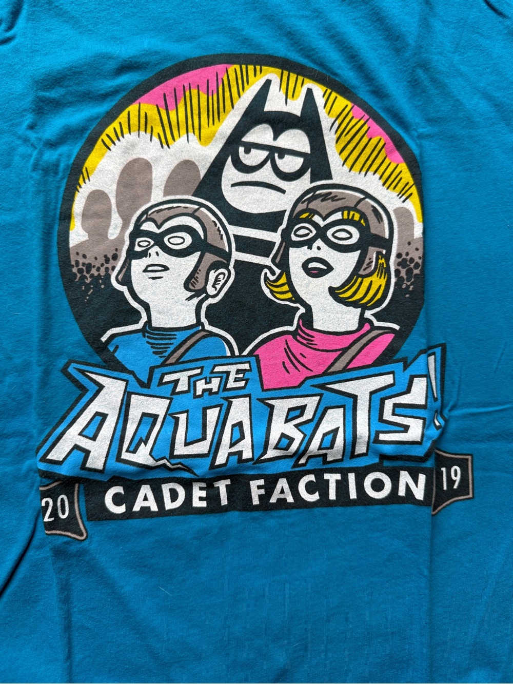 RARE The Aquabats! Cadet Faction Blue T-Shirt - Picture 2 of 3